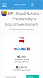 Mobile Screenshot of bip.zsp.boguszow-gorce.pl